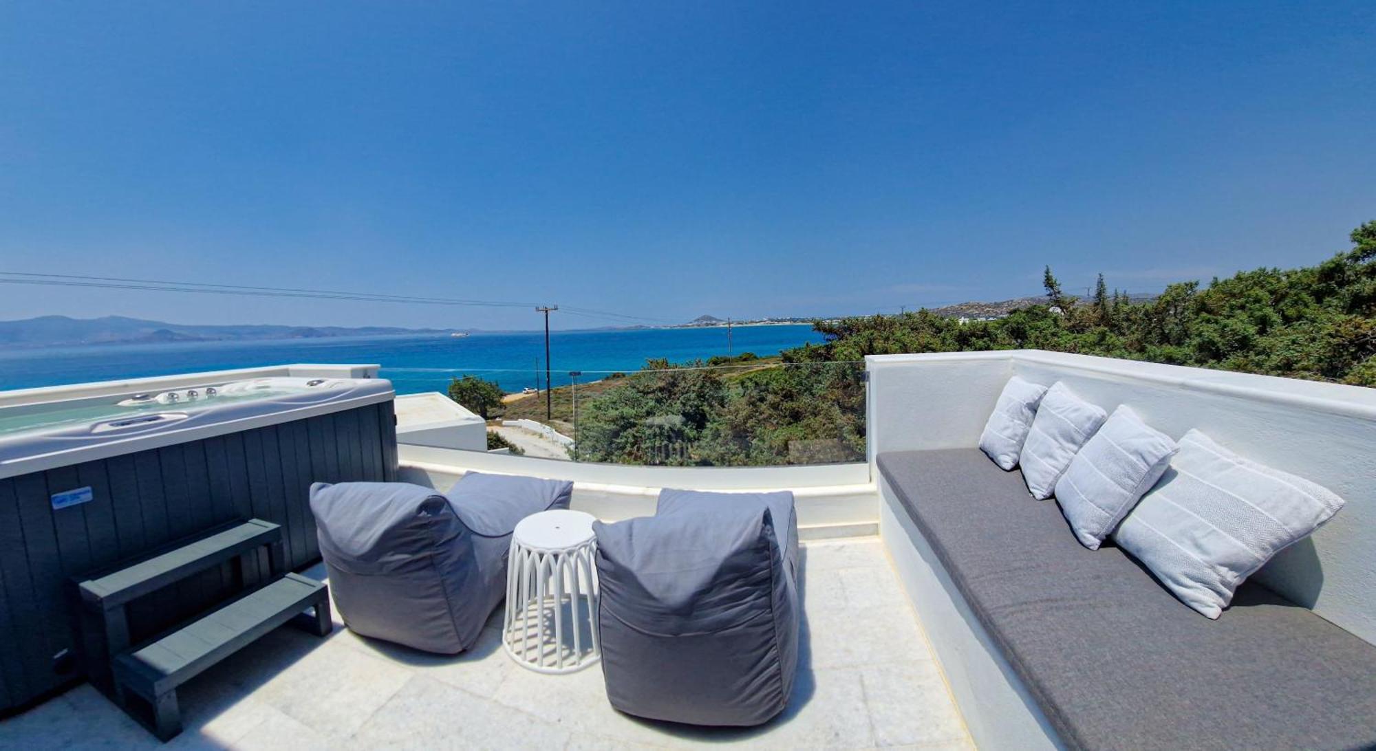 Seanfinity Beachfront Suites Mikri Vigla Habitación foto