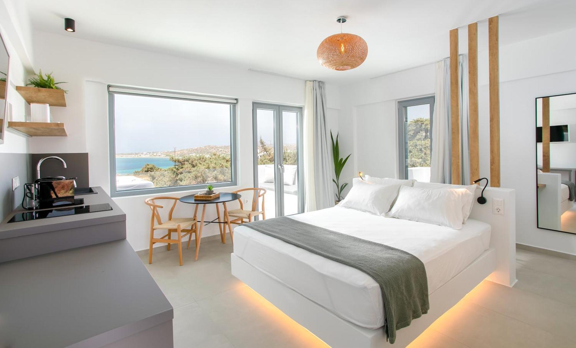 Seanfinity Beachfront Suites Mikri Vigla Habitación foto